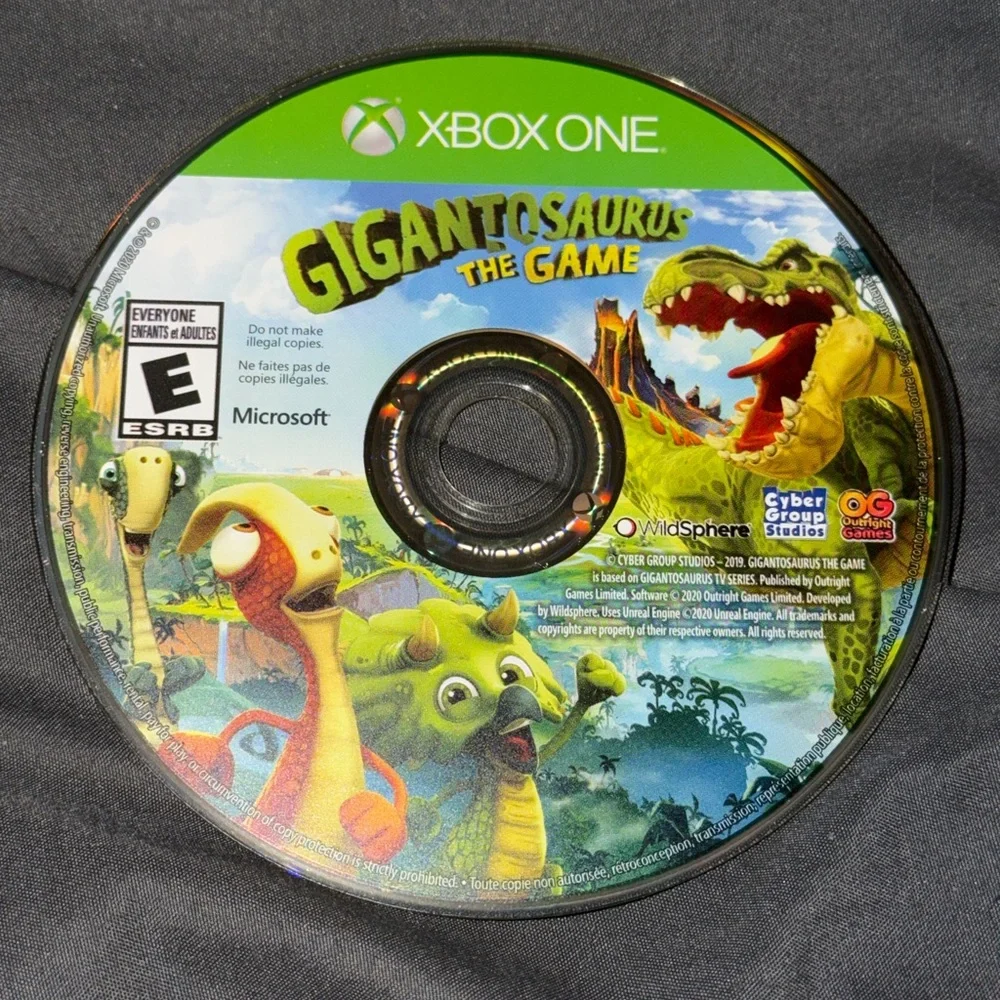 Microsoft Xbox One Gigantosaurus The Game Video Game Tested Works Great Gaming U